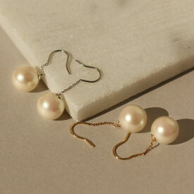 【感謝祭20％OFFクーポン配布】ピアス 日本製 引っ掛ける K18GP パール ニッケルフリー 華奢 フックピアス 金属アレルギー シンプル 入学式 入園式 卒業式 おしゃれ 人気 20代 30代 40代 レディース