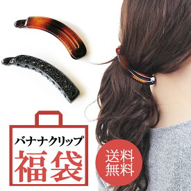 【最大10％OFFクーポン！】ヘアクリップ バナナクリップ 2個 セット 福袋 クリップ プチプラ まとめ髪 2026 ヘア 髪飾り 髪留め プレゼント プチプラ