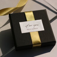ラッピング BOX ブラック ゴールド wrapping 箱 ボックス 包装 簡易便 プレゼント ギフト ジュエリーポー…