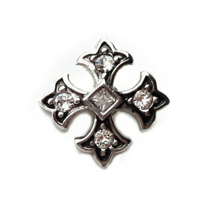 【期間限定クーポン★20%OFF】マスク おしゃれ マスクピアス マスクチャーム チャーム 日本製 金属アレルギー対応 ニッケルフリー 18KGP クロス ゆりの紋章 クロム 十字架 メンズ 金属アレル