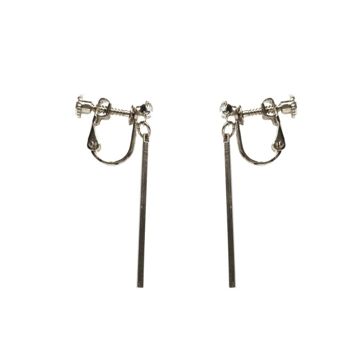 楽天市場】イヤリング ピアス スティック チタンポスト ネジ式  