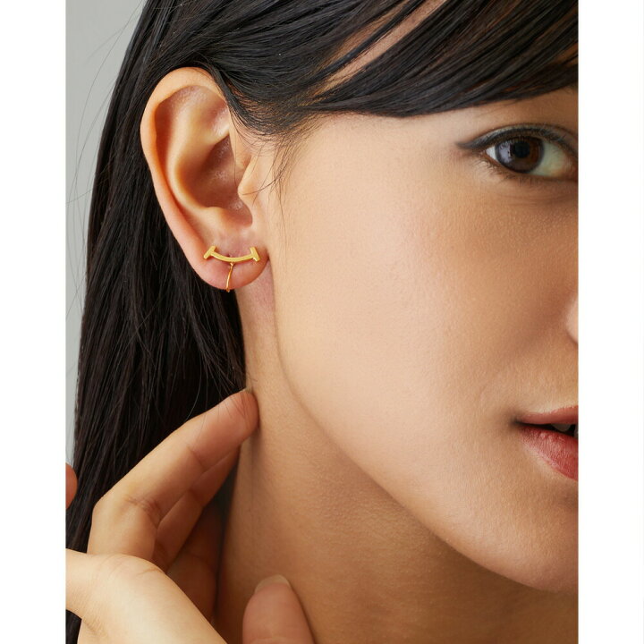 楽天市場 イヤリング ピアス K18 スマイル ノンホールピアス 純チタン ニッケルフリー 小ぶり Smile にこちゃん ラウンド レディース ブランド ゴールド おしゃれ 18金 日本製melody Accessory