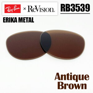 �y ReVision × Ray-Ban�zRB3539�p ���������YAntique Brown / �A���e�B�[�N�u���E��ERIKAMETAL / �G���J���^��RB3539-LD11 �T���O���X