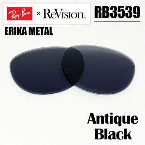 �y ReVision × Ray-Ban�zRB3539�p ���������YAntique Black / �A���e�B�[�N�u���b�NERIKAMETAL / �G���J���^��RB3539-LD12 �T���O���X