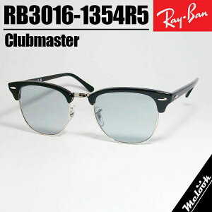 Ray-Ban ���C�o�� RB3016 �O���[�T���O���X �N���V�b�N�u���b�N × ���C�g�O���[Black × Light Gray���b�N�X�I�e�B�J�W���p�����K�iCLUBMASTER / �N���u�}�X�^�[ 51�T�C�Y