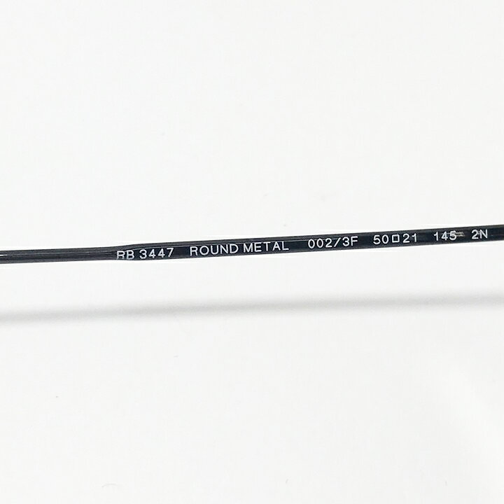 楽天市場】Ray-Ban レイバン RB3447 ブルー グラデ ラウンドメタル 