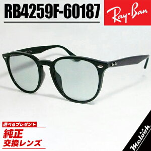 Ray-Ban ���C�o�� RB4259F �O���[ 53�T�C�Y�T���O���X �N���V�b�N�u���b�N × ���C�g�O���[  ���{�������K�i  �̈��S���|�\�l / �i���� �ȂǑ����̗L���l�����p�I�I�ׂ鏃�����������Y�t���I