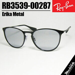 Ray-Ban ���C�o�� RB3539 �O���[�T���O���X �����Y �u���b�N�u���b�N × ���C�g�O���[Black × Light GrayERIKAMETAL / �G���J���^�����b�N�X�I�e�B�J�W���p�����K�i