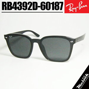 Ray-Ban Co RB4392D O[TOX 傫߃TOXubN ×_[NO[Black × Dark GraybNXIeBJWpKi