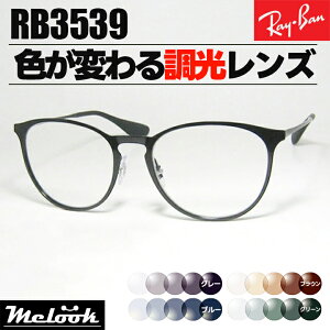 [ Ray-Ban ]�@���C�o���@�����T���O���XRB3539�@�O���[/�u���[/�u���E��/�O���[���F���ς�钲�������Y�@ERIKA METAL�G���J���^���@�A�W�A���t�B�b�g�@�T�C�Y54�c������u���b�N�@���@���{������