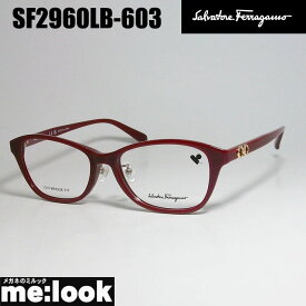 FERRAGAMO フェラガモレディース　ラウンド　ボストン眼鏡 メガネ フレームSF2960LB-603-51 度付可 ボルドー