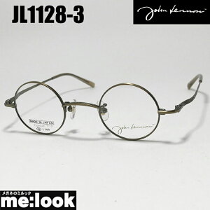 John Lennon ジョンレノン日本製 made in Japan丸メガネ クラシック眼鏡 メガネ フレーム サングラスJL1128-3-39度付可 アンティークゴールドリビジョン製レンズでお好きなサングラス作成可能