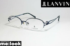 LANVIN　ランバン日本製　made in Japanメンズ 眼鏡 メガネ フレームVLC551J-0R52-52 度付可ダークブルー