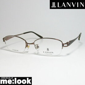 LANVIN　ランバン日本製　made in Japanレディース 眼鏡 メガネ フレームVLC541J-0A40-49 度付可ブラウン