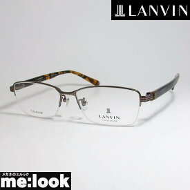 LANVIN　ランバン日本製　made in Japanメンズ 眼鏡 メガネ フレームVLC065J-0K03-55 度付可ブラウン