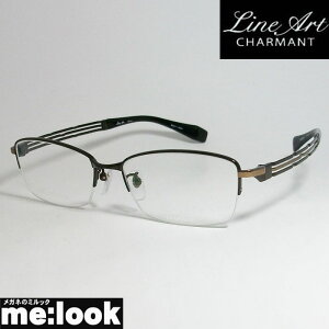 Line Art ラインアート眼鏡 メガネ フレームメンズ最高のかけ心地 形状記憶XL1422-BR-55度付可 ブラウン