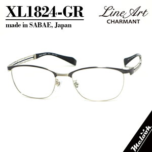 Line Art ���C���A�[�g�ዾ ���K�l �t���[�� �T���O���X�����Y�ō��̂����S�n �`��L��XL1824-GR-53�x�t�� �V���o�[ �O���[���^���b�N �G�N�Z�����X�`�^��