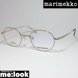 marimekko マリメッコレディース 女性用ラウンド 眼鏡 メガネ フレーム32-0045-5 サイズ47トップブラウン　ゴールド