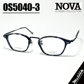 NOVA CLASSIC ノヴァ クラシック OLD SPECSオールドスペックス 国産クラシック 眼鏡 メガネ フレーム サングラスOS5040-3-48 度付可グレーデミ　リビジョン製レンズでお好きなサングラス作成可能