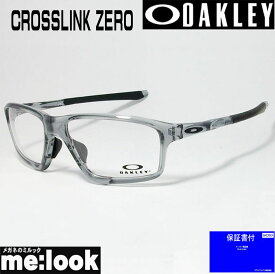 OAKLEY オークリー OX8080-0458眼鏡 メガネ フレームCROSSLINK ZERO クロスリンクゼロ 度付可グレイシャドウ　アジアンフィット