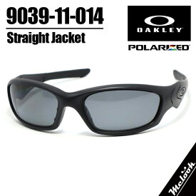 [ OAKLEY ] オークリー 9039-11-014STRAIGHT JACKET / ストレートジャケット偏光　偏光サングラス　偏光レンズマットブラック　グレー　ポラライズド新作復刻モデル　スポーツにオススメ