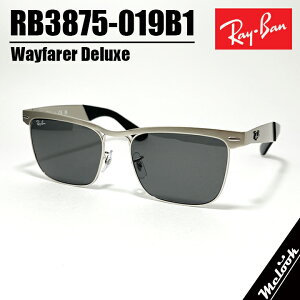 RayBan Co EFCt@[[fbNX Wayfarer Deluxeዾ Kl t[ TOXRB3875-019B1 xtRB3875-019/B1 Vo[ O[