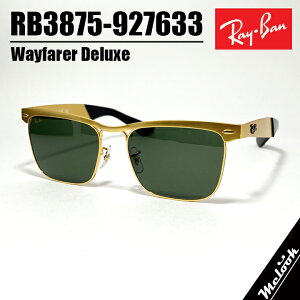 RayBan Co EFCt@[[fbNX Wayfarer Deluxeዾ Kl t[ TOXRB3875-927633 xtRB3875-9276/33 S[h O[