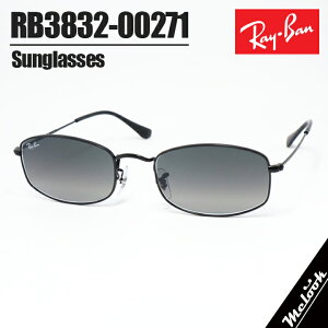 [Ray-Ban] RB3832-00271-55���C�o�� �T���O���X ���{�������K�i�A�W�A���t�B�b�g �����Y�����\RB3832-002/71-55�u���b�N / �O���[�O���f�[�V����
