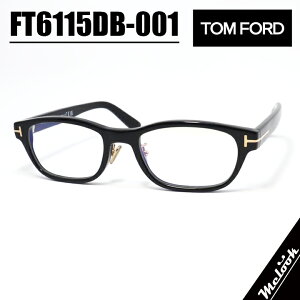 TOM FORD �g���t�H�[�h �������K�i�N���V�b�N �����Y ���f�B�[�X�ዾ ���K�l �t���[�� �T���O���XFT6115DB-001-52TF6115DB-001-52 �c������u���b�N���r�W�����������Y�ł��D���ȃT���O���X�쐬�\