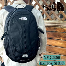 初回OFFクーポンあり THE NORTH FACE ノースフェイス EXTRA SHOT 2023SS エクストラショット バックパック リュックサック デイパック NM72300 アウトドア A4 B4 15インチ タブレット PC収納 通学 通勤 メンズ レディース モード ストリート 大学生 社会人 人気 ブラック 黒