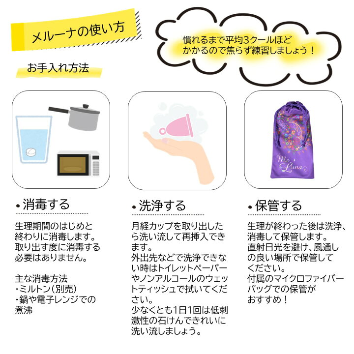 楽天市場】【お得なセット商品】ドイツ製月経カップ メルーナ クリーン 