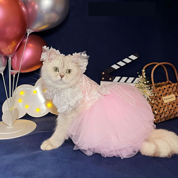 楽天市場 ペット服 犬服猫服 ウェディングドレス 犬服 ドッグウェア キャットウェア ウェディング ワンピ フォーマル 結婚式 挙式 洋服 猫 ウェディング ドレス ピンク リボン付き フォーマルドレス 小型犬 中型犬 ペットウェア ウェディング 子猫成猫 チワワ お祝い