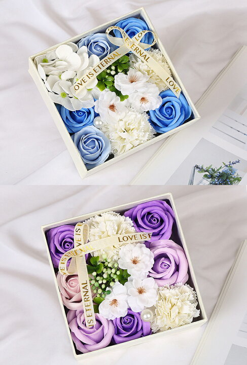 楽天市場 ボックスフラワー 桜 ソープフラワー 9種類 造花 お花 ギフト フラワーアレンジメント 枯れない 彼女 プレゼント 花束 かわいい ソープフラワー ボックス バラ 正月 枯れない花 贈り物 女性 卒業 バレンタインデー ホワイトデー 彼女 母 妻 贈り物 送料無料