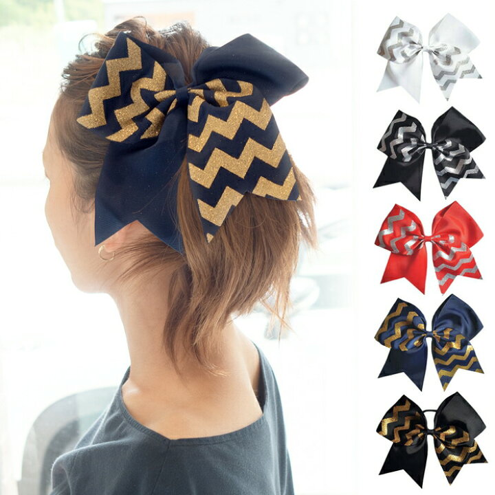楽天市場 10 Offクーポン 店内全品sale リボンゴム ラメ付き ヘアアクセサリー りぼん ヘアゴム キッズ 大人チアリーダー風 ポニーテール スパンコールのリボン 色 カラフル チアダンス コスプレ ダンス 衣装 イベントアクセサリー Hf1034 Me Me