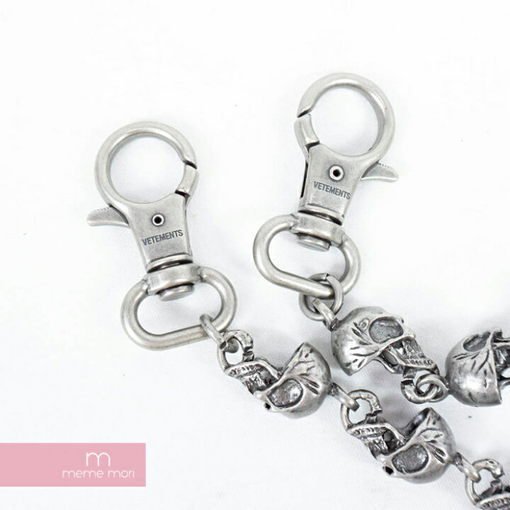 楽天市場】VETEMENTS 2019SS Metal Skull Wallet Chain USS198015  