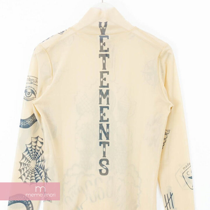 楽天市場】VETEMENTS 2019SS Tattoo Graphic Mesh Top ヴェトモン 