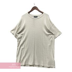 FEAR OF GOD Seventh Collection Perfect Vintage Tee フィアオブゴッド 7thコレクション パーフェクトヴィンテージTシャツ 半袖カットソー バックロゴ 加工 ライトベージュ サイズL【231004】【中古-B】【me04】