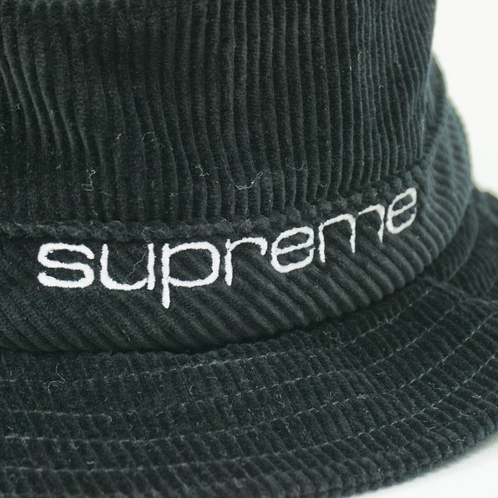 Supreme 2019SS Compact Logo Corduroy Crusher Hat シュプリーム  コンパクトロゴコーデュロイクラッシャーハット ブラック サイズS/M プレゼント ギフト【190519】【新古品】 | meme mori