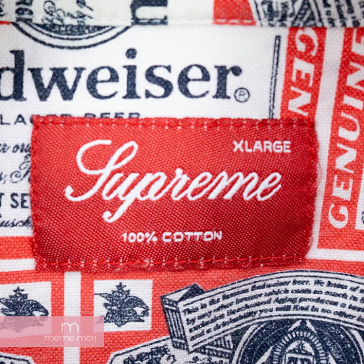 楽天市場】Supreme×Budweiser 2009SS Shirt シュプリーム×バドワイザー 