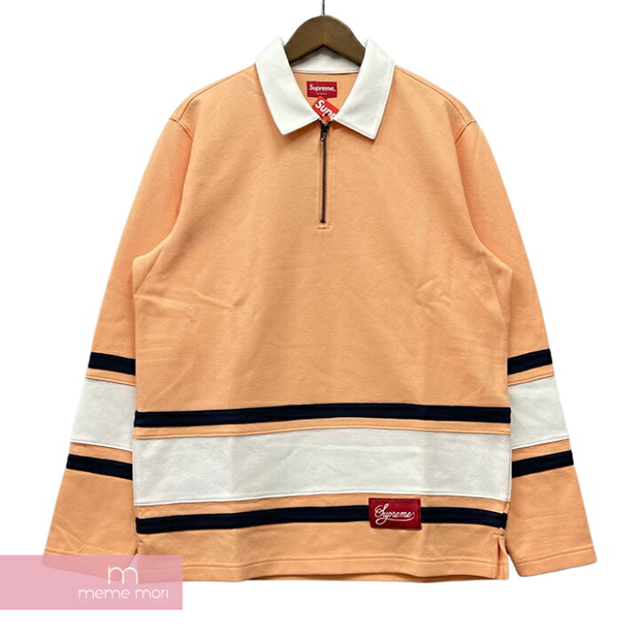 楽天市場】Supreme 2017SS Half Zip Rugby Peach シュプリーム ハーフ 