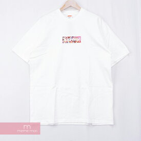 Supreme×Takashi Murakami 2020SS COVID-19 Relief Box Logo Tee kaikai kiki シュプリーム×村上隆 レリーフボックスロゴ Tシャツ 半袖カットソー チャリティ カイカイキキ ホワイト サイズXL【210228】【新古品】【me04】