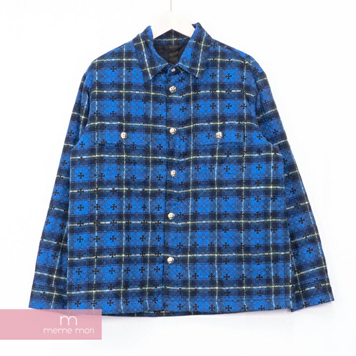 楽天市場】CHROME HEARTS Loose Ends Quilted Check Shirt クロム  