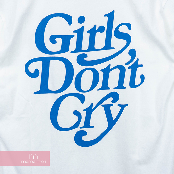 Girls Don't Cry×BEAMS 2018SS Logo T-SHIRT ガールズドントクライ×ビームス ロゴプリントTシャツ 半袖  カットソー ホワイト サイズM プレゼント ギフト【me04】【190807】【新古品】【me04】 | meme mori