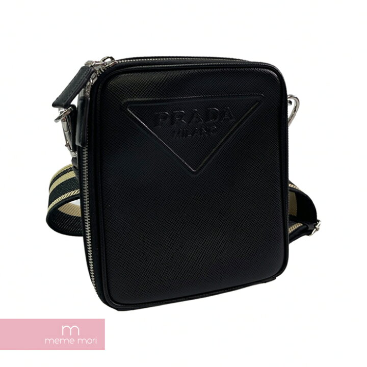 楽天市場】PRADA Saffiano Leather Soulder Bag プラダ サフィアーノ 