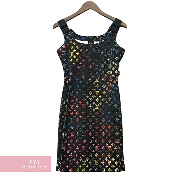 楽天市場】LOUIS VUITTON 2022SS Neon Mahina Monogram Fitted Dress  