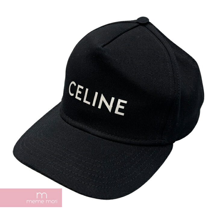 楽天市場】CELINE 2021SS Logo-Print Cotton-Twill Baseball Cap 2AUU1 