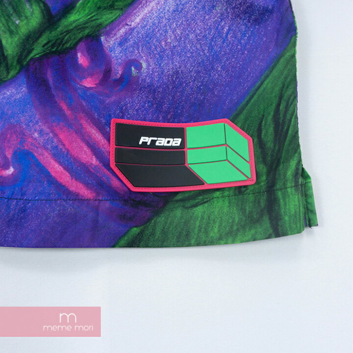 楽天市場】PRADA 2018AW Printed Cotton Poplin Shirt UCS318 プラダ 