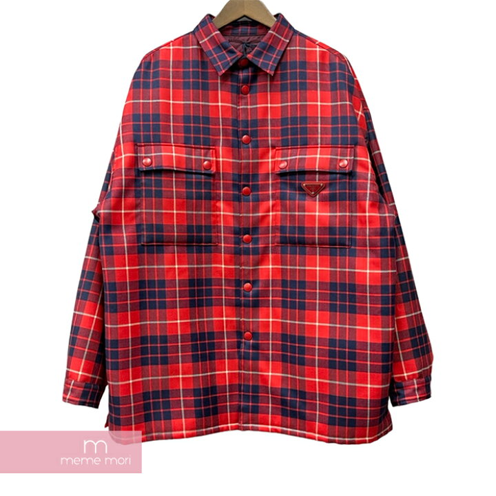 楽天市場】PRADA 2021AW Wool Blend Shirt SC556M S212 1ZK2 プラダ 