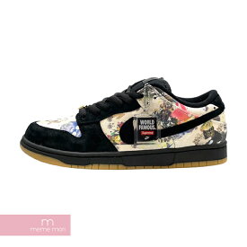 【US6(24cm)〜US8(26cm)】Supreme×NIKE SB 2023AW DUNK LOW OG QS Rammellzee FD8778-001 シュプリーム×ナイキSB ダンクロー ラメルジー ローカットスニーカー アートワーク ブラック×マルチカラー【230913】【新古品】【me04】