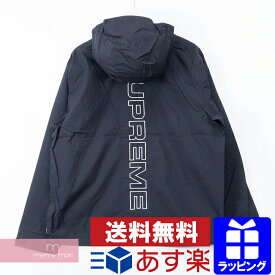 Supreme 2018SS Taped Seam Jacket シュプリーム テープドシームジャケット フーデッドジップアップブルゾン バックロゴ ブラック サイズL プレゼント ギフト【191001】【新古品】